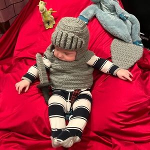 Crochet Knight in Shining Armor Costume